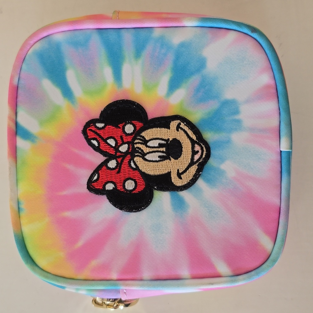 Stoney Clover Lane Tie Dye Minnie Mouse Mini Pouch